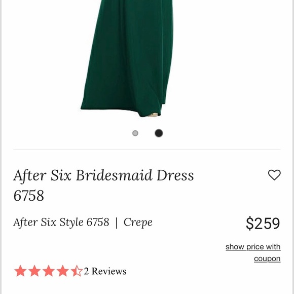 After six bridesmaids dress - Picture 8 of 8